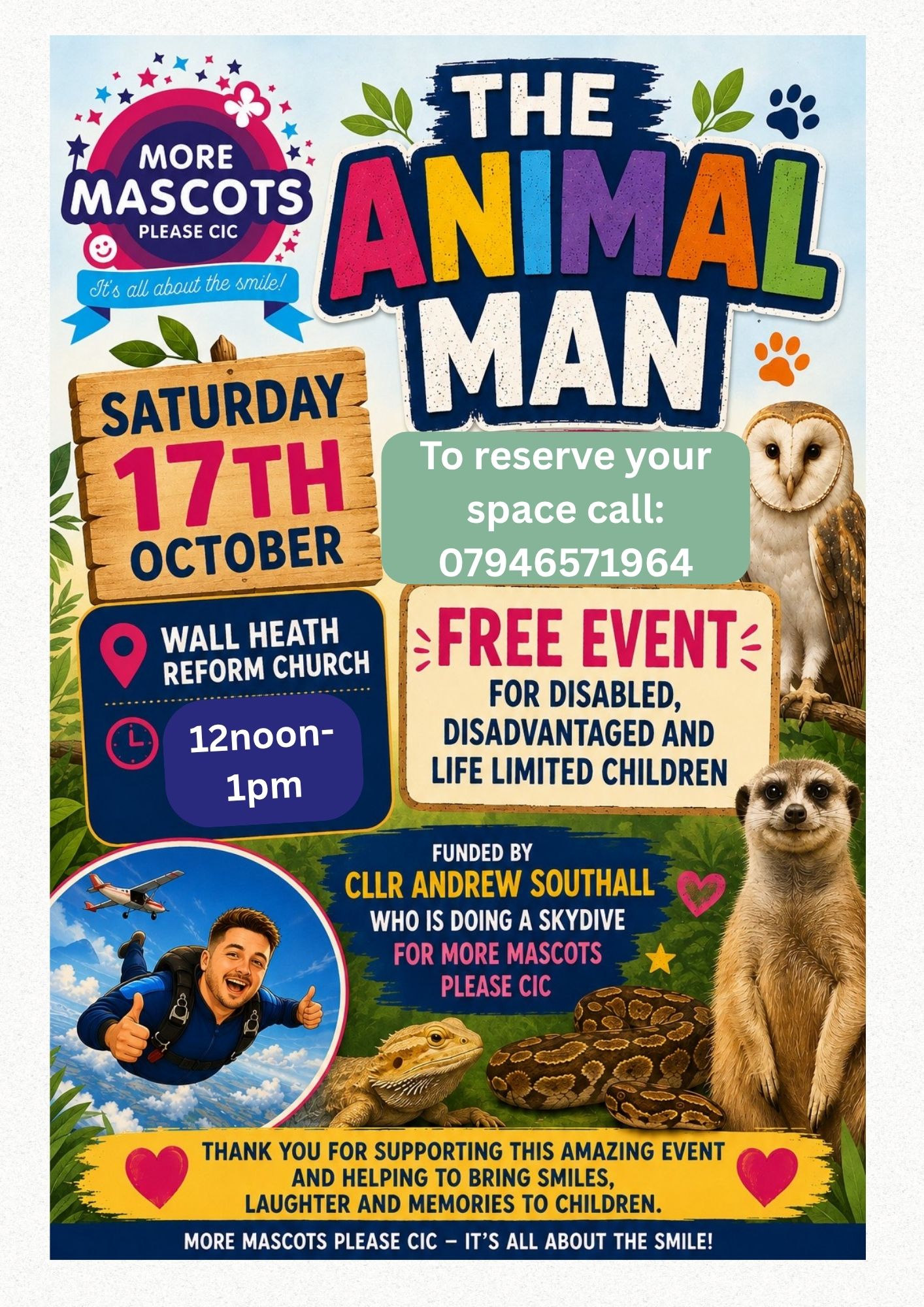 More Mascots Please CIC - Animal Man Event